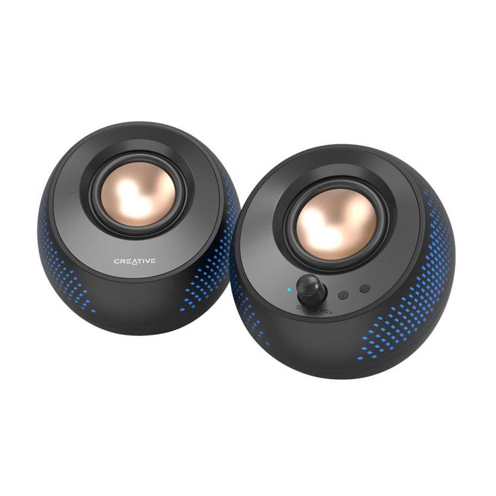 Creative Labs Creative Pebble X - Speakers - for PC - 2.0-channel - Wireless - Bluetooth - 15 Watts-0
