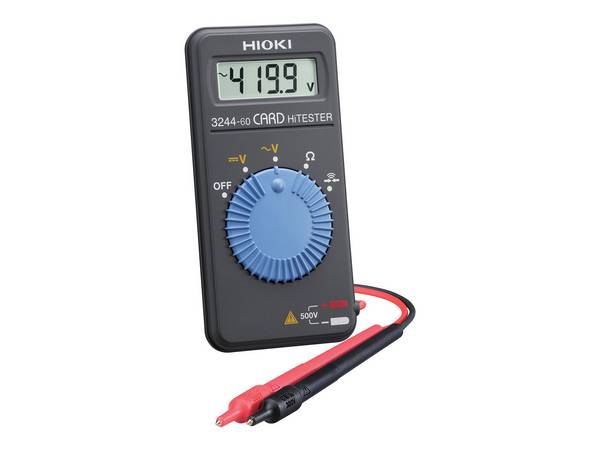 HIOKI 3244-60 - Multimeter im Kreditkartenformat für alltägliche elektrische Prüfungen