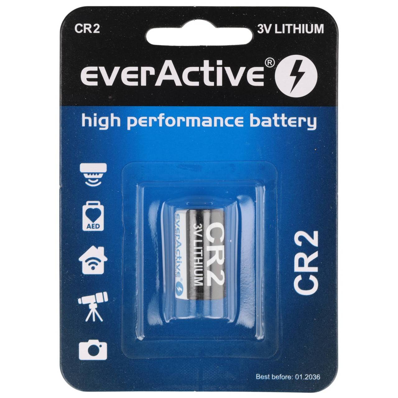 CR2 Photo-Lithium Batterie CR-2, CR2EP, DL CR2, 3V, 850mAh-0