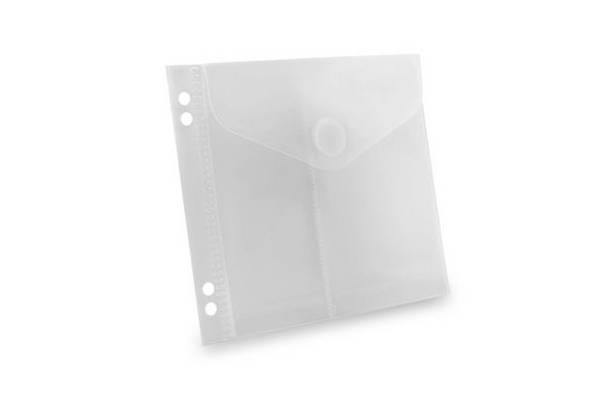 MEDIARANGE Usb-Stick Tasche 2 Fächern Abheftlochung 10er Pc
