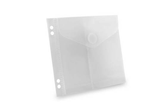 MEDIARANGE Usb-Stick Tasche 2 Fächern Abheftlochung 10er Pc