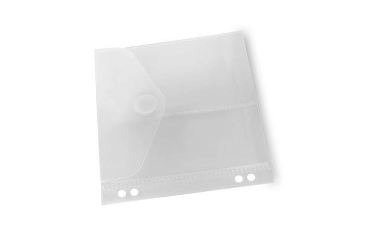 MEDIARANGE Usb-Stick Tasche 2 Fächern Abheftlochung 10er Pc-1