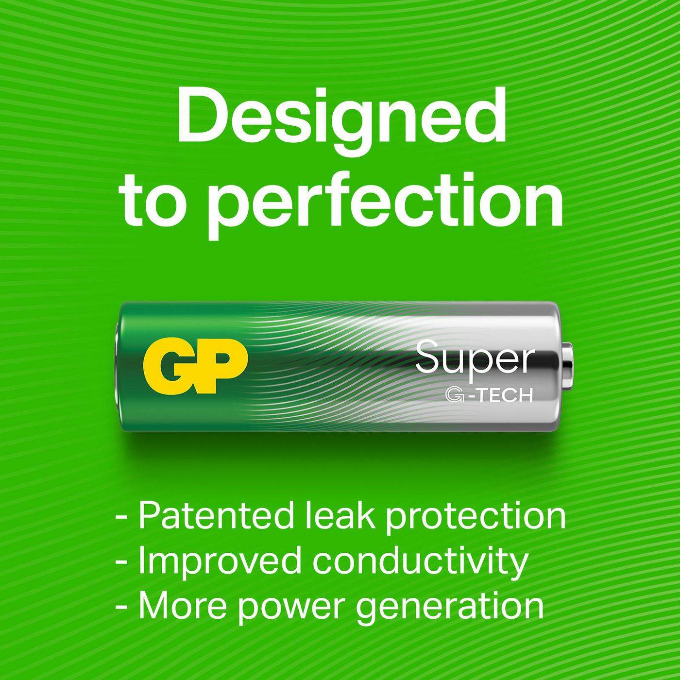GP Battery GP Super - Batterie 2 x D - Alkalisch - 1,5 V - Blisterverpackung-4