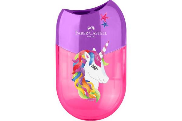 FABER-CASTELL - Doppelspitzdose Einhorn