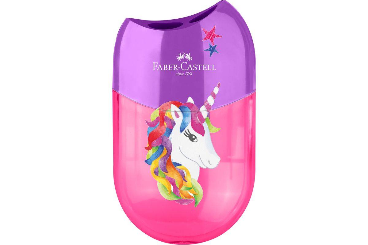 FABER-CASTELL - Doppelspitzdose Einhorn-0