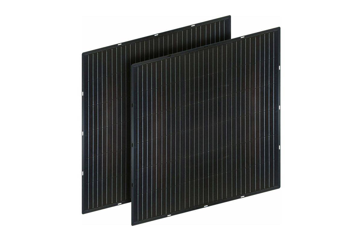 Schwaiger Solarmodul Slim 2x inkl. 1.6m Kabel - 200 W-0