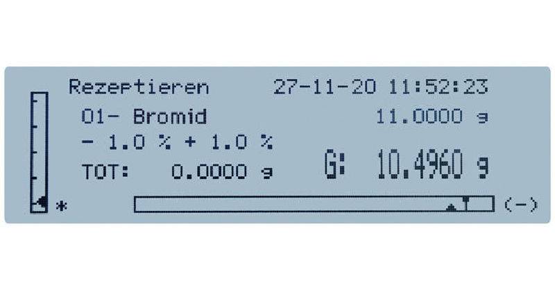 Präzisionswaage [Kern PLJ 1200-3A]-2