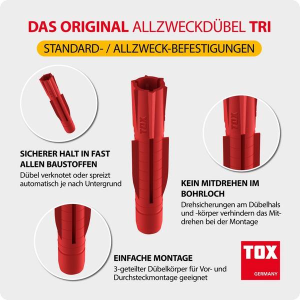 TOX-Dübel-Techn. Allzweckdübel TRI 8/51