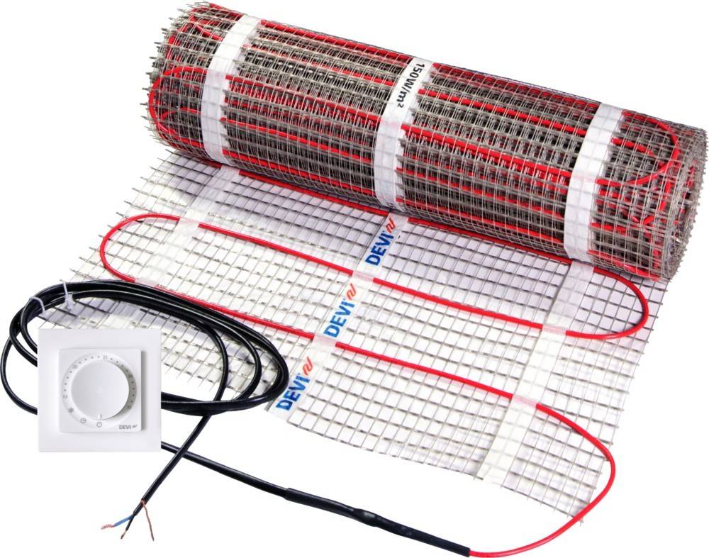 DEVI Dünnbett-Set 5 qm, 750W, mit Thermostat Devireg Room-0