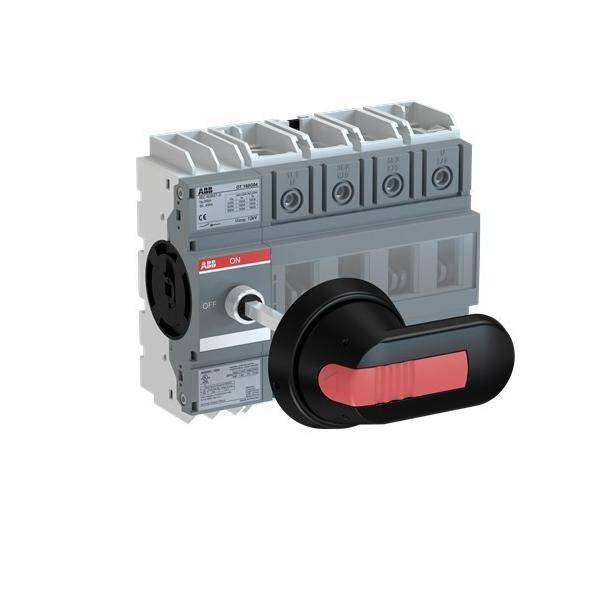 ABB 4p 125A m.Griff u.Welle OTHV125G04P base and DIN-rail 1SCA162939R1001