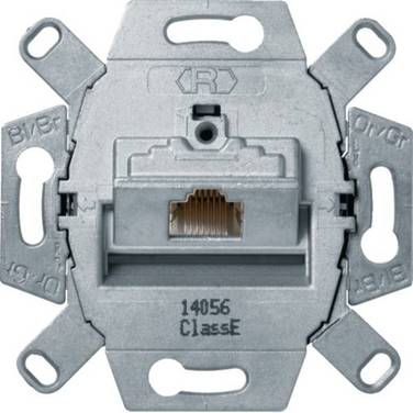 Hager UAE-Steckdose 8-polig WDF410766 geschirmt Cat.6 Class E Modul-Einsatz UP