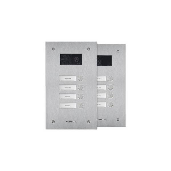 COME IX0104U Frontplatte Steel-Switch 4 Tasten 1-reihig V4A