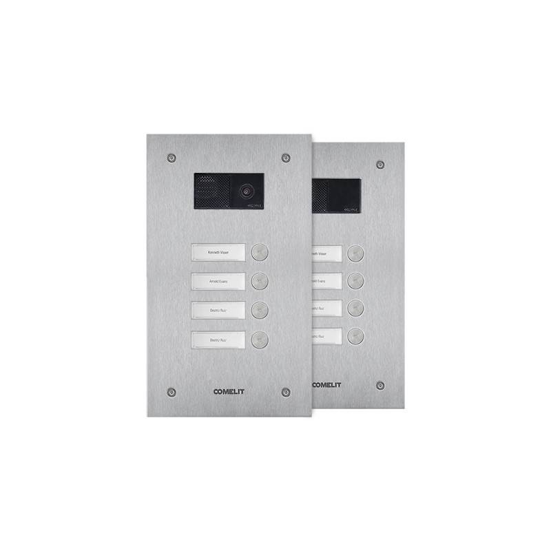 COME IX0104U Frontplatte Steel-Switch 4 Tasten 1-reihig V4A-0