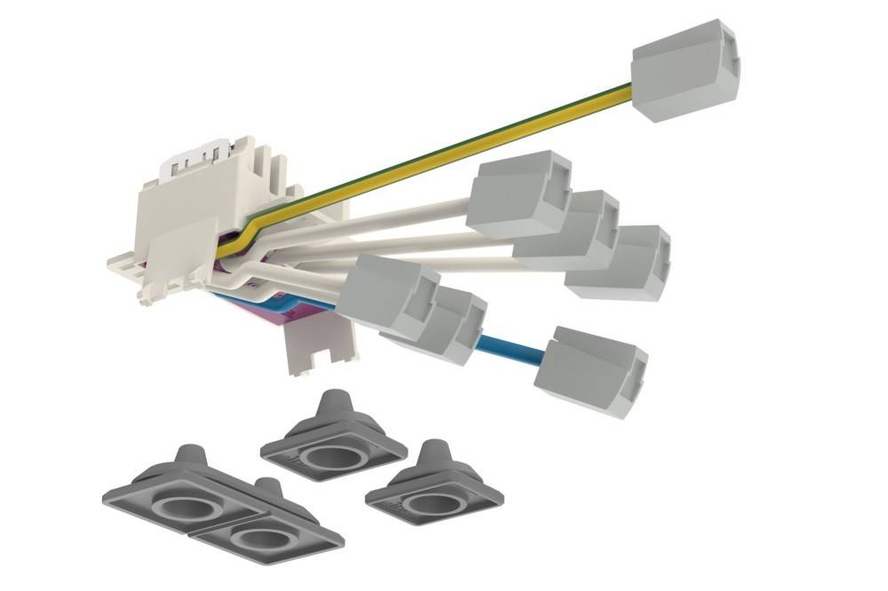 Ridi-Leuchten Netzeinspeiseteil, 7x VL2NE-7F-SI-0