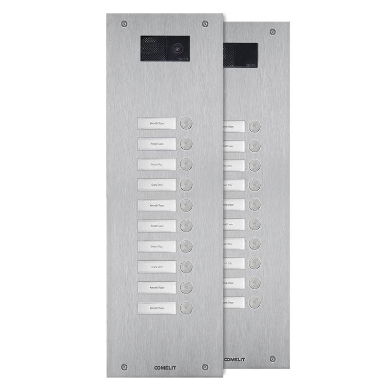 COME IX0110U Frontplatte Steel-Switch 10 Tasten 1-reihig V4A-0
