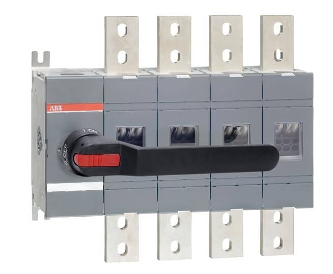 ABB 4p 1000A m.Griff OTHV1000E04P u.Welle base mounted 1SCA162923R1001-0