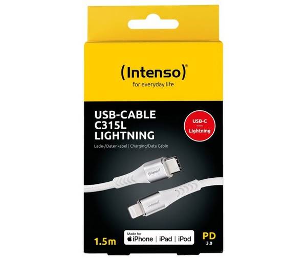 4 Stk. Intenso Ladekabel, USB-C/Lightning 7902002