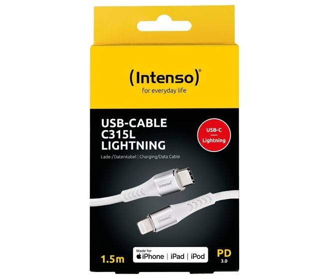 4 Stk. Intenso Ladekabel, USB-C/Lightning 7902002-0