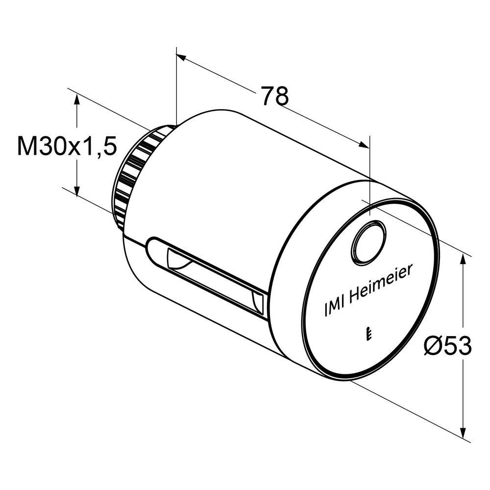 IMI HYDRONIC HEIMEIER Smarter Thermostat-Kopf neo-K mit Hybridtechnologie-1