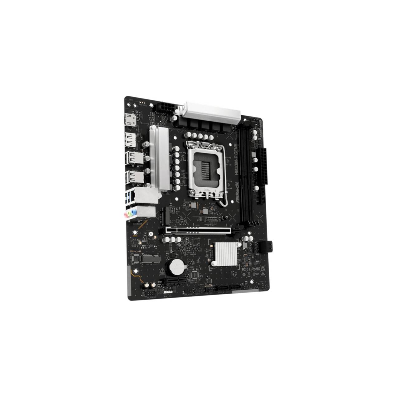ASRock H810M-P Gen5 1851 mATX HDMI DP DDR5-2