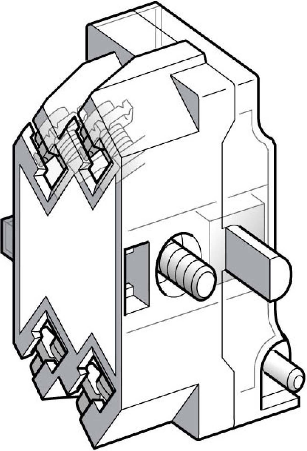 Schneider Electric Hilfsschalterblock 9001KA2-1