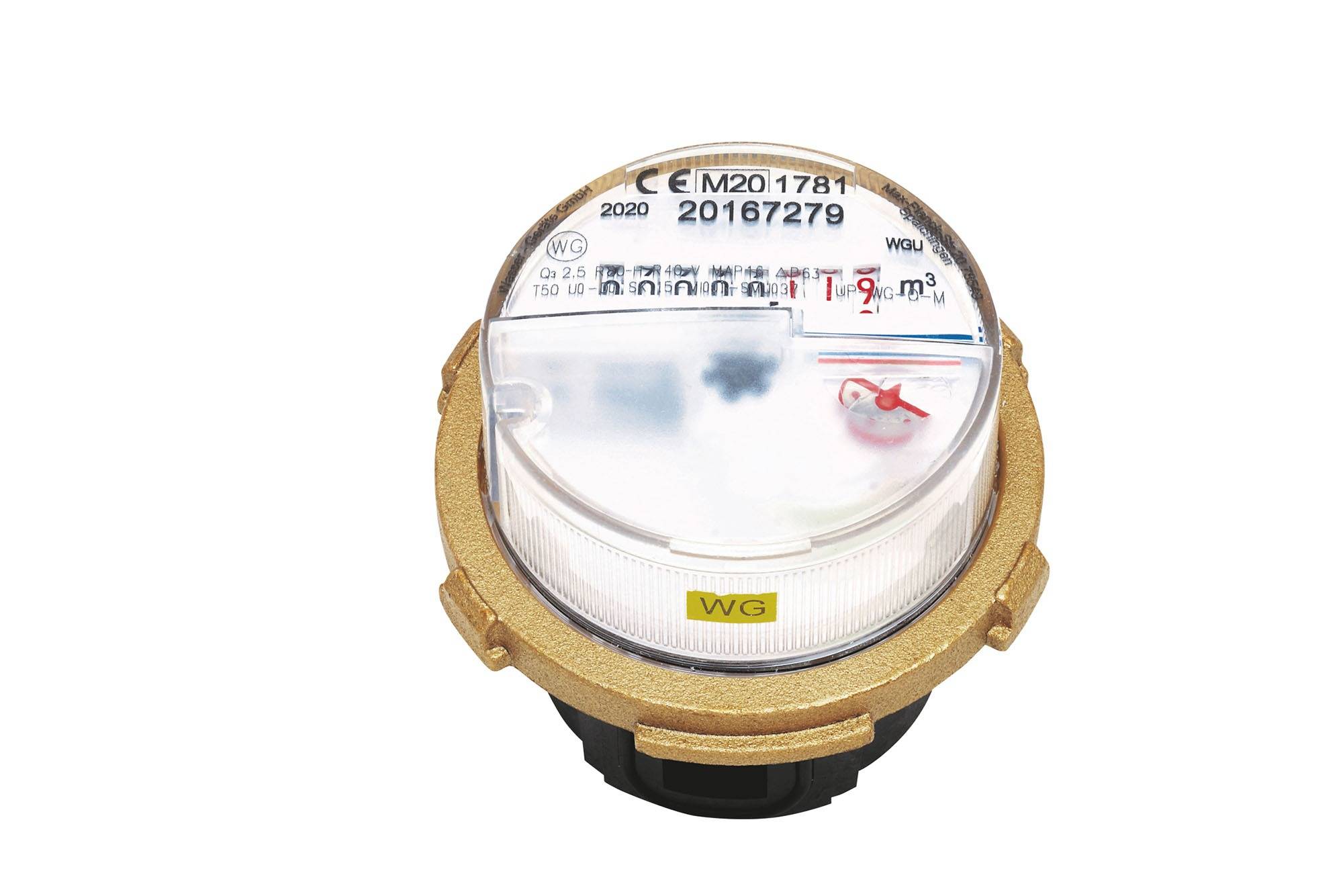 Wasserzähler Messkapsel Wassergeräte M66x1,25 MID Q3 2,5 Qn 1,5 inklusive Eichung-0