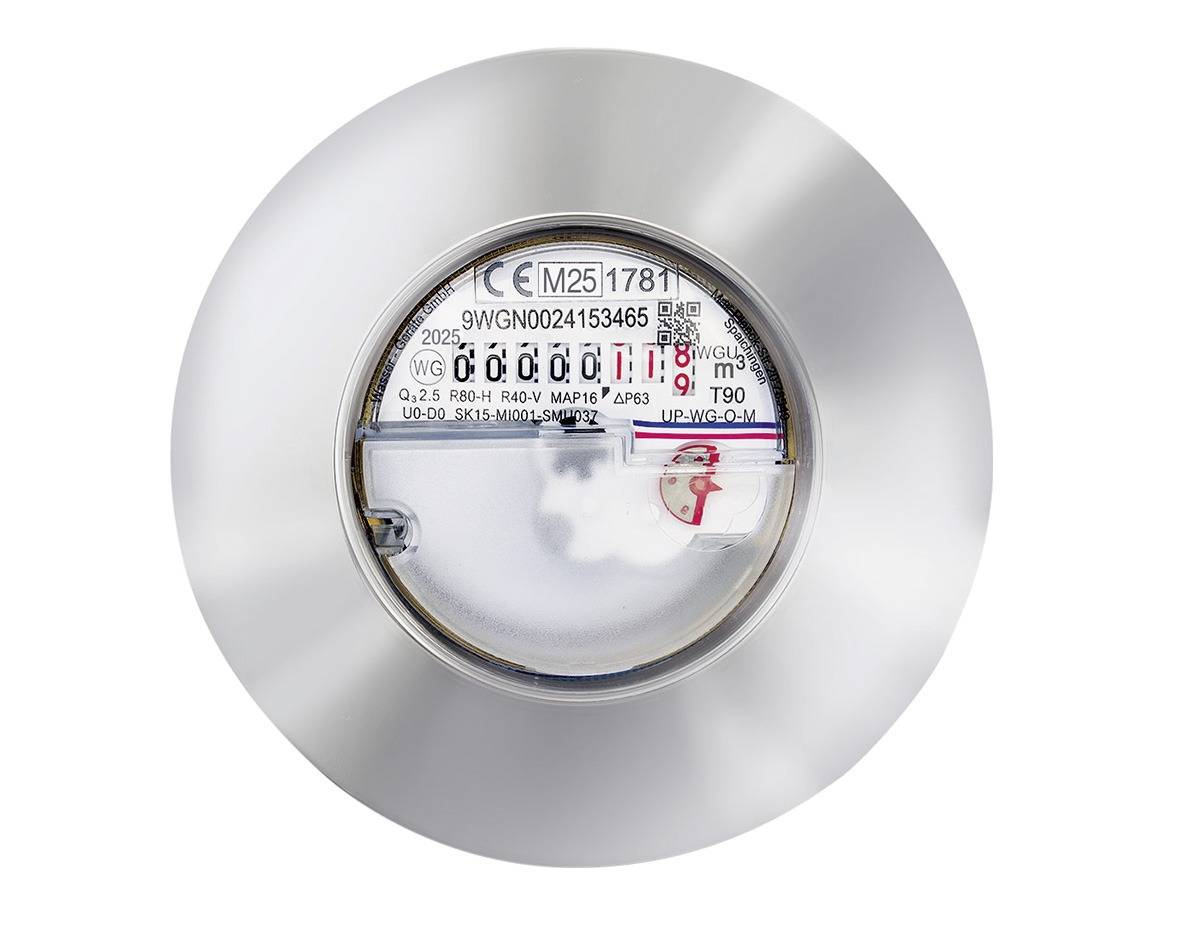 Wasserzähler Messkapsel Unimeter ECO M66x1,25 MID Q3 2,5 Qn 1,5, inkl. Eichung, Trockenläufer, Bauhöhe 69 mm-0