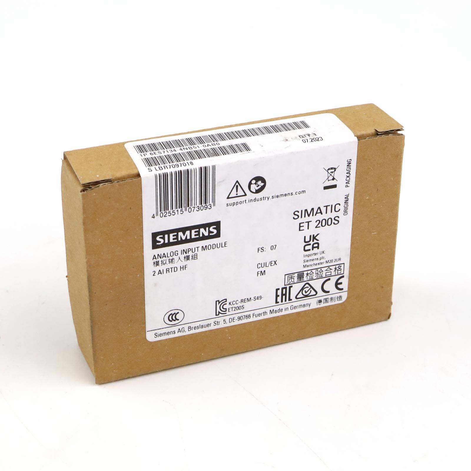 Simatic S7 ET200S 6ES7 134-4NB51-0AB0 SIE-0