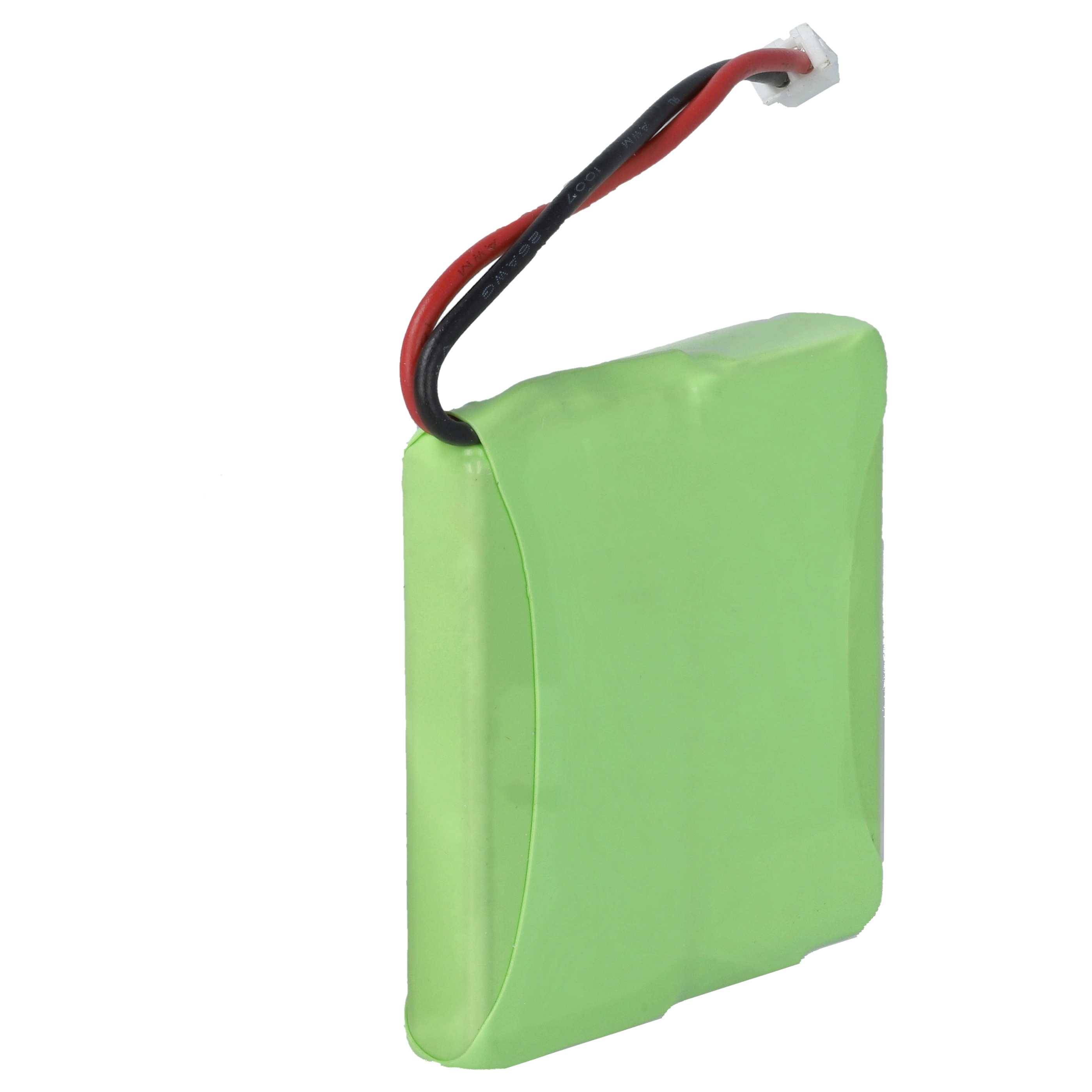 vhbw Akku kompatibel mit Xenios ICB010 | ACB015, ACB010, ICB015 schnurlos Festnetz Telefon (600 mAh, 2,4 V, NiMH)-1