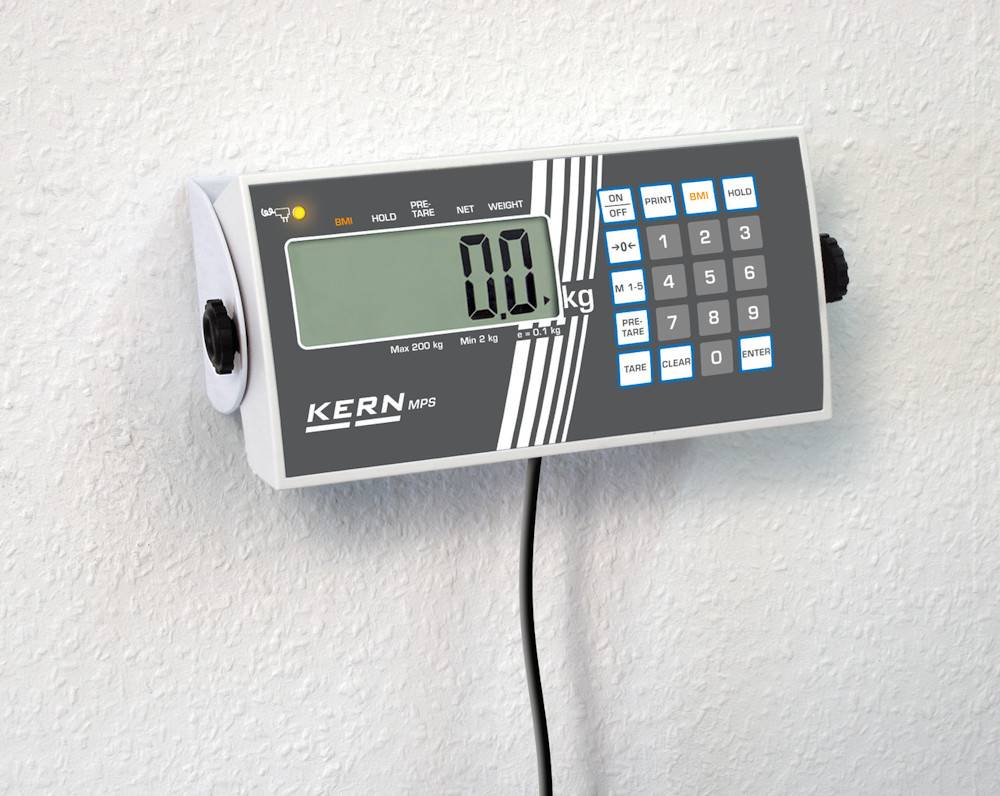 Professionelle Personenwaage mit BMI-Funktion [Kern MPS 200K100M]-2