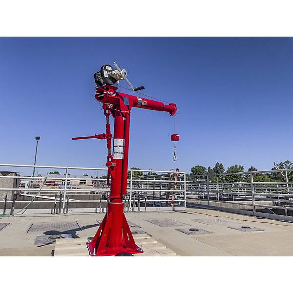 Davit-Kran tragbar Hubhöhe max. 2159 mm Tragfähigkeit 300 kg. Thern Europe BV 86833149-1