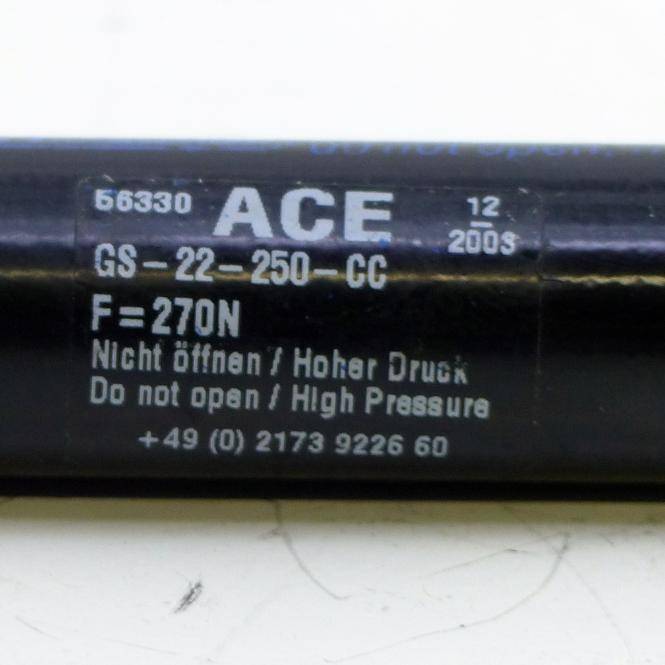 ACE Gasdruckfeder (GS-22-250-CC / 270N)-1