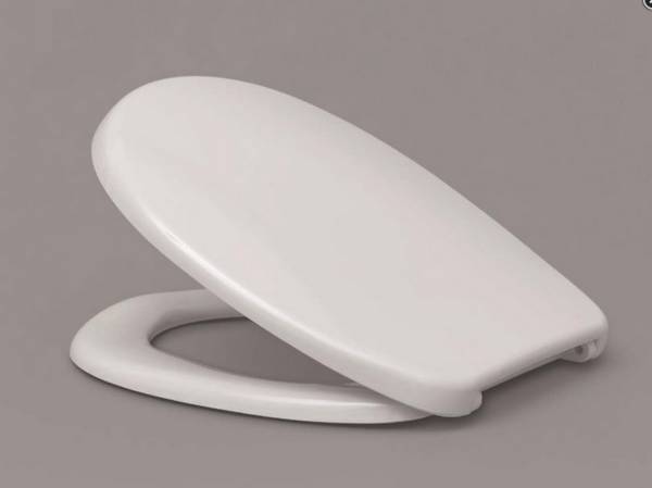 HAMBERGER SANITARY Haro O200 WC-Sitz Duroplast, Edelstahlscharnier, Softclose, weiß
