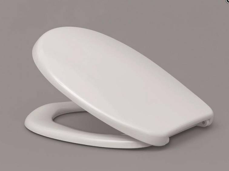HAMBERGER SANITARY Haro O200 WC-Sitz Duroplast, Edelstahlscharnier, Softclose, weiß-0