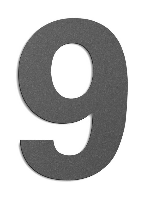 CMD Creativ Hausnummer 9 Groß GHN-9 anthrazit