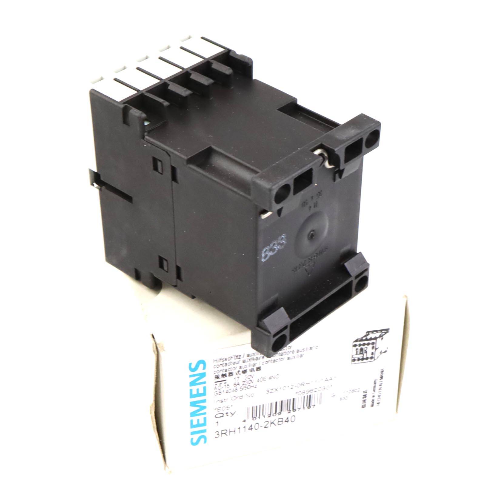 Siemens Hilfsschütz 3RH1140-2KB40 OVP-3