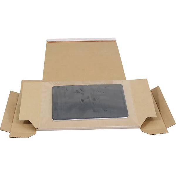 Easysnap Light Fixierverpackung mit Selbstklebeverschluss VE 50 Stk Innenmaße 150 x 130 x 50 mm. Emba-Protec-2