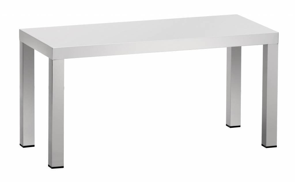 A&S Gastro Edelstahl Aufsatzboard 1-Etage | Bautiefe 300 mm | AISI 304-0