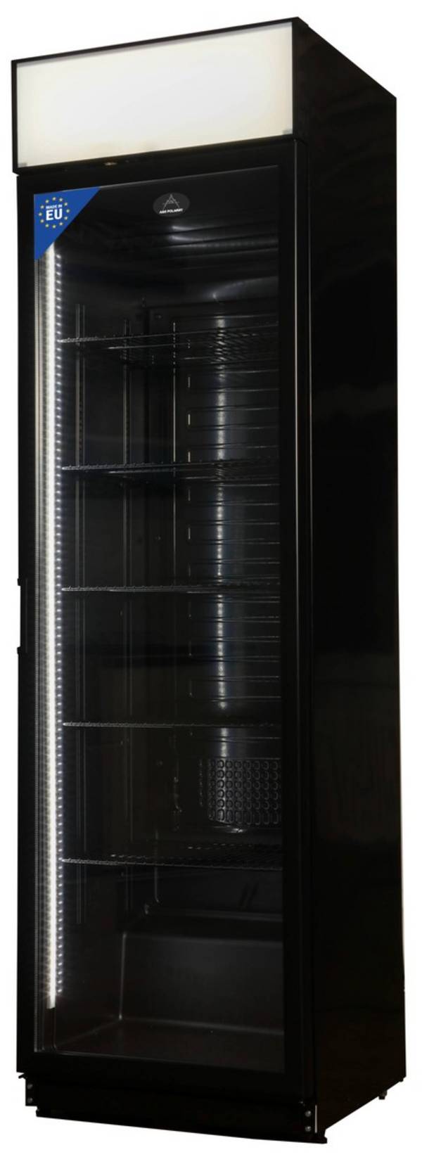 A&S Polarny Flaschenkühlschrank 385 L 600x600x2025mm, schwarz