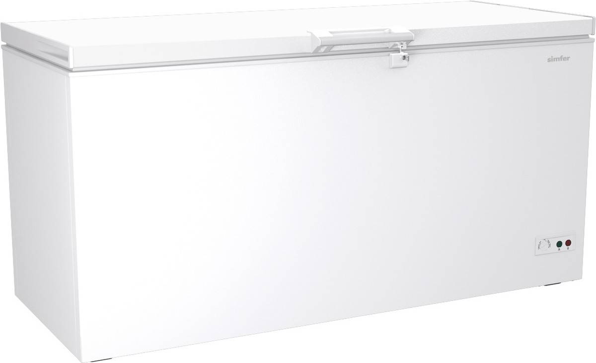 Polarny Tiefkühltruhe mit geschlossenem Deckel und LED-Beleuchtung, 469 Liter-0