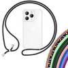 Hülle mit Band für iPhone 15 Pro Handyhülle Umhänge Case Handy Kette Kordel Seil