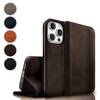 NALIA Echt-Leder Flipcase für iPhone 15 Pro Max Hülle, Rindsleder Schutzhülle RFID-Schutz Lederhülle Wallet