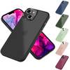 Hybrid Hülle für iPhone 15 Frosted Case Handyhülle Schutz Rand Handy Tasche Etui