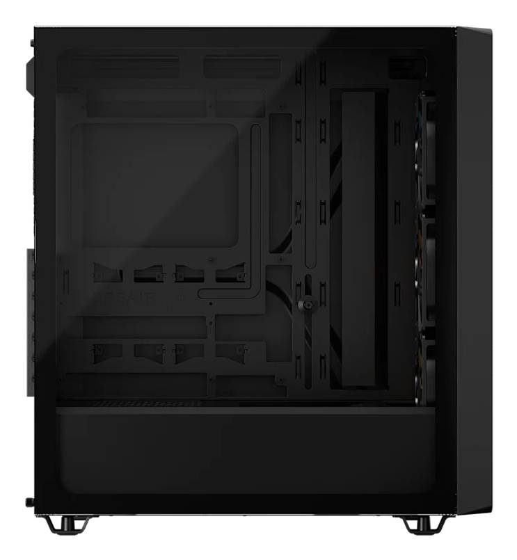 Corsair 3200D RS ARGB Mid-Tower PC Case, Midi Tower, PC, Schwarz, Mini-ITX, micro ATX, ATX, Stahl,-2