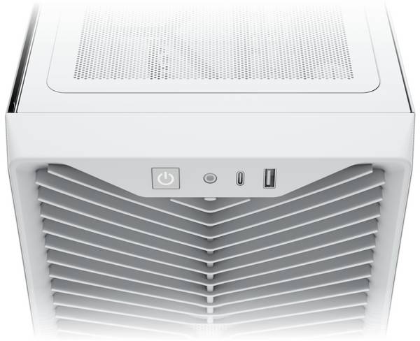 Corsair 3200D RS, Midi Tower, PC, Weiß, ATX, Mini-ATX, micro ATX, Kunststoff, Stahl, 16,5 cm