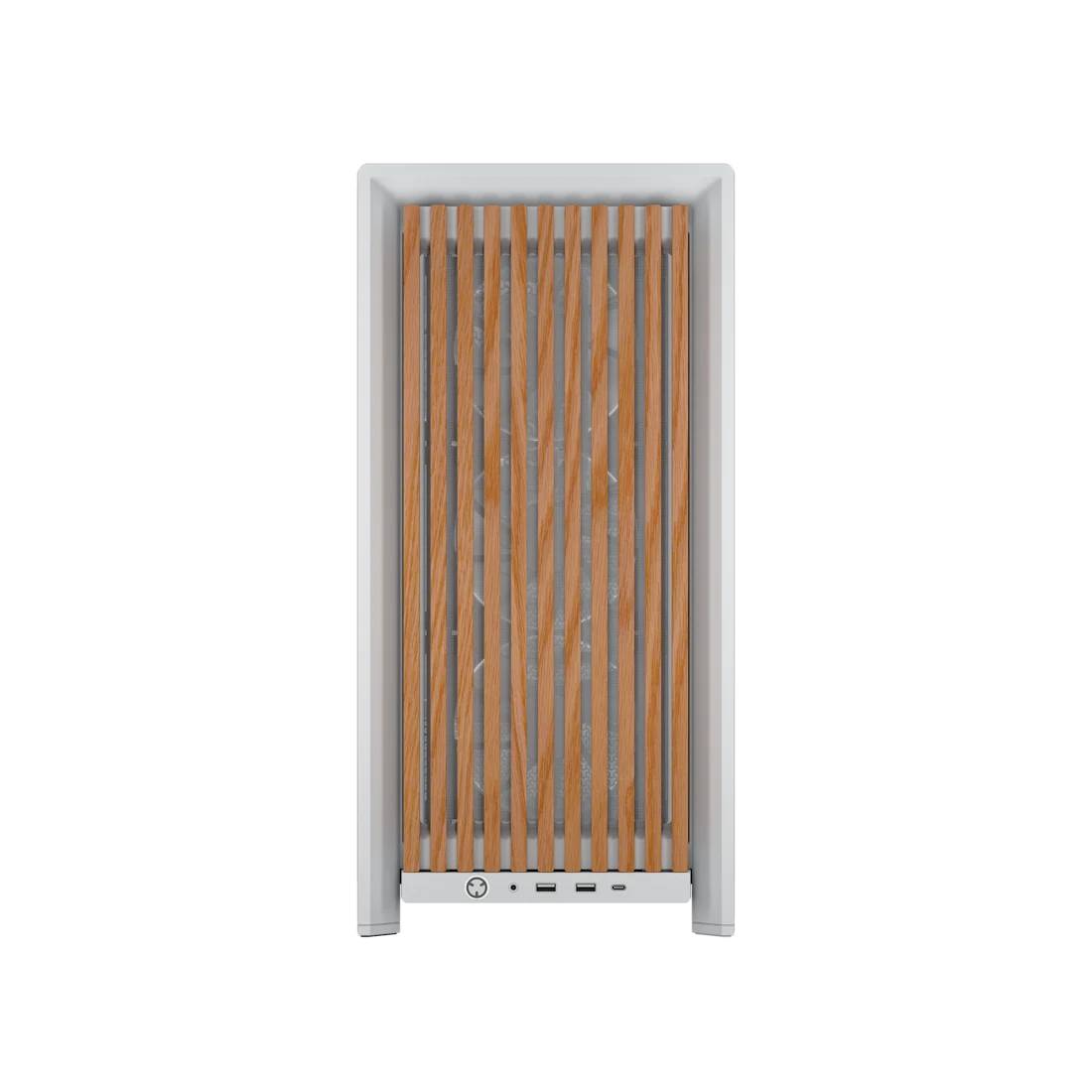 CORSAIR Geh Midi FRAME 4000D RS Wood Mid-Tower, White/Oak Multimedia-Technik Gehäuse-1