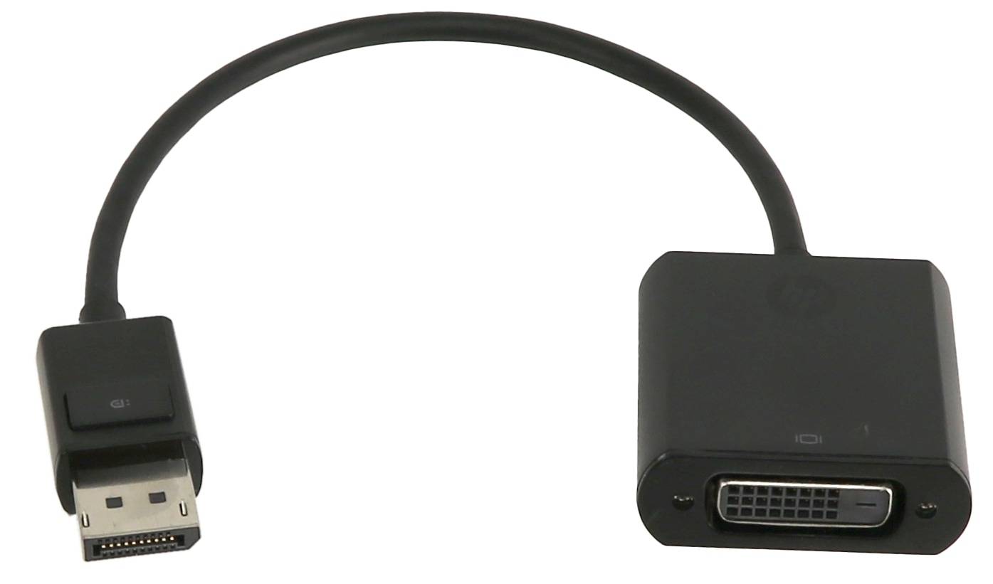 HP DisplayPortDVI Adapter, 27cm (752660-001)-1