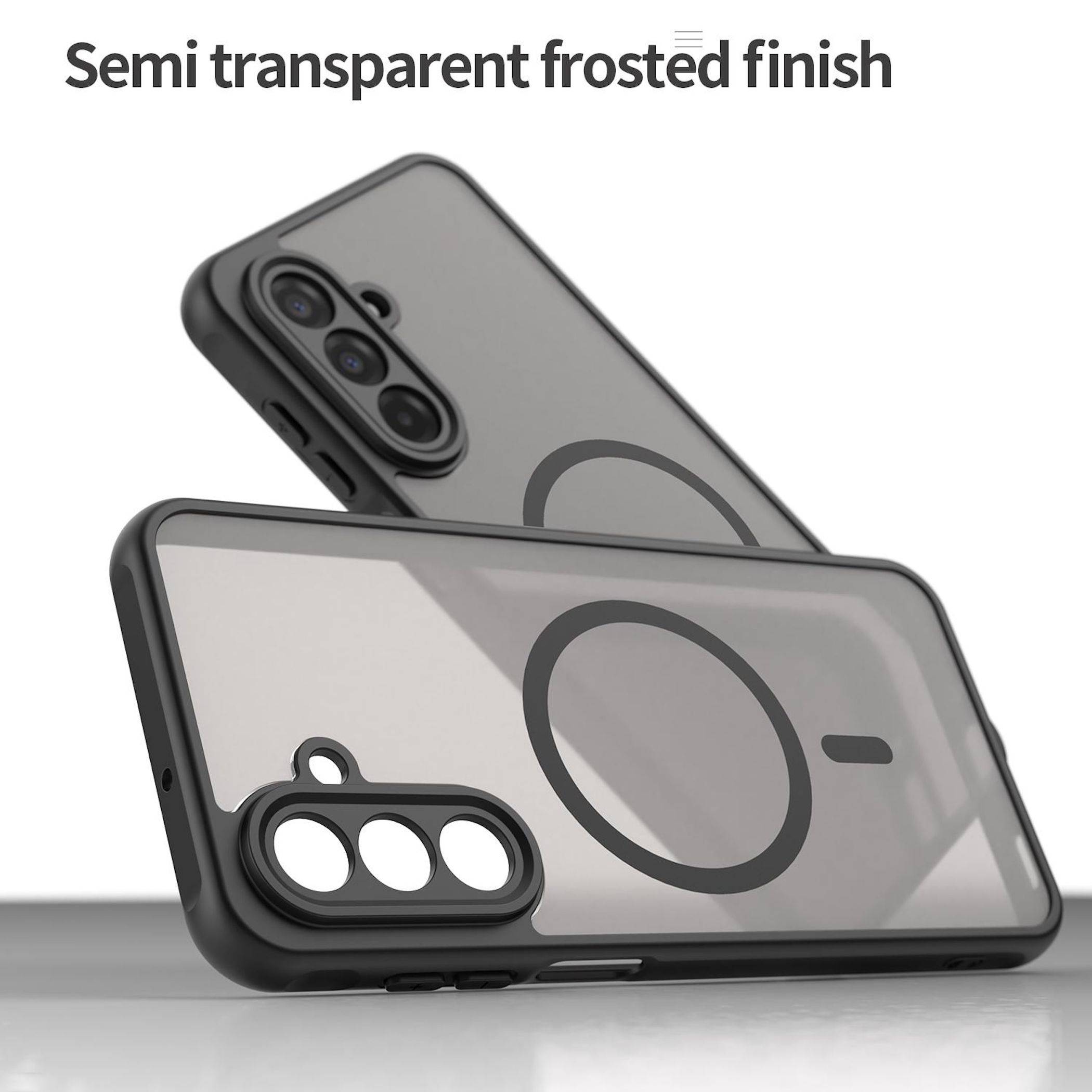 MagSafe Magnet Handyhülle für Samsung Galaxy A17 5G Kameraschutz Matt Schwarz-4