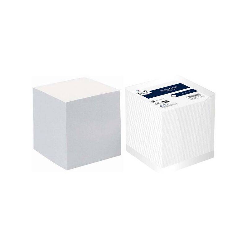 QUO VADIS Zettelbox, 100 x 100 x 95 mm, transparent / weiß-0