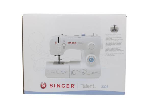 Singer Mechanical Sewing Machine Talent 3323 White